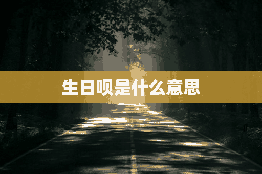 生日呗是什么意思(生日啥意思)